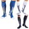 Chaussette de Contention Bas de Contention Chaussettes de Compression pour Hommes et Femmes, pour Sportive, Cyclisme, Voyage en Avion et Grossesse de maternité 3 Paires