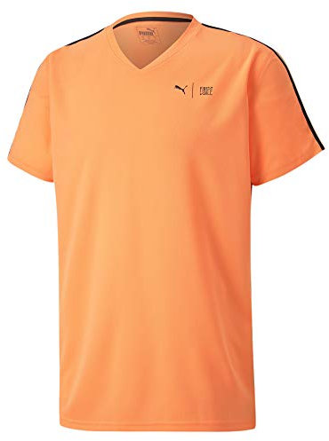 PUMA First Mile Ss Tee T-Shirt - Fizzy Orange, M