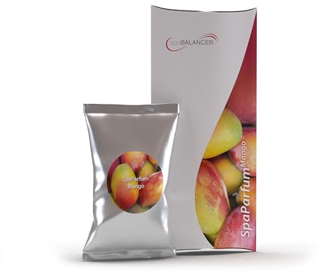 SpaBalancer SpaParfum Mango – Whirlpool Duft mit fruchtig exotischem Mango Aroma – Spa Parfum für Whirlpool, Jacuzzi & Hot Tub – langanhaltender Whirlpool Duft ohne Alkohol – bis zu 8 Wochen