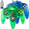 suily 2 Pack N64 Game Controller Kabelgebundener Gamepad Joystick für N64 Konsole N64 System