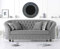 jvmoebel Graue Samt Velvet Sofa # Chesterfield Luxus Möbel # Englische Couch