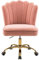Sepnine BüRostuhl Samt Schreibtischstuhl Arbeitsstuhl Drehstuhl HöHenverstellbar Geeignet FüR Das Zuhause BüRo (Rosa)