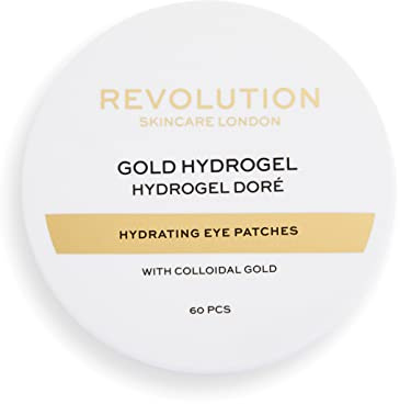 Revolution Skincare London, Gold Eye Hydrogel Hydratisierende Augenpflaster mit kolloidalem Gold, 60 Stk