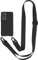 Yoedge Handykette kompatibel mit Huawei P30 Pro - 6,47 Zoll Hülle mit Band, Handyhülle Silikon mit Kordel Necklace Schnur Stoßfest Fallschutz Bumper Schutzhülle für Huawei P30 Pro, Schwarz