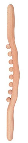 Buchenholz Stäbe Roll Bars Scraping Stick, Lymphdrainage Massagegerät, Ganzkörper Meridian Massage Stick, Holz Faszien Massage Stick Cellulite, Hautstraffung, Gua Sha