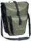 VAUDE Fahrradtasche für Gepäckträger Aqua Back Plus Single 1 x 25 L in khaki, Hinterradtasche wasserdicht, Fahrrad Gepäckträgertasche hinten, einfache Befestigung – Made in Germany