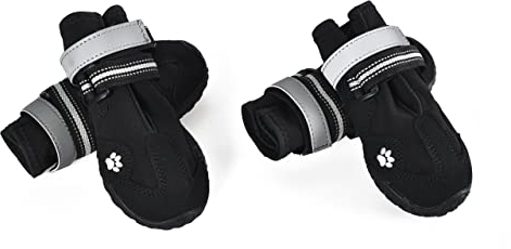 Amazon Basics wasserdichte, rutschfeste und reflektierende Hundeschuhe, 6.1 x 7.1 cm