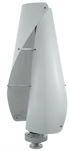 Helix - Generador de eólica vertical con eje de levitación magnética, 400 W, con controlador MPPT 12 V, 2 hoja de hoja blanca