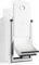 Decormax Cat Door for Wall, Energy Efficient Pet Door with Steel Frame, Telescoping Tunnel, Double Magnetic Flaps and Two Sliding Lock Panels, Easy to Install, Milky White, Small