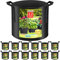 KuMers Lot de 12 Sacs de Culture de 15 litres, 300 g en Tissu Non tissé épais avec poignées, Sacs de Plantation, Pots pour Plantes