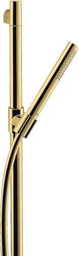 hansgrohe AXOR Starck Brauseset 0,90m, mit Stabhandbrause 1jet, 27983990, Farbe: Polished Gold Optic