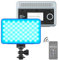 VILTROX RGB LED Panel Licht auf Kamera Fotografie Videolicht 2600K-6800K dimmbare Video Beleuchtung für Smartphone Steuerung Vollfarbig mit NP-F550 Batterie