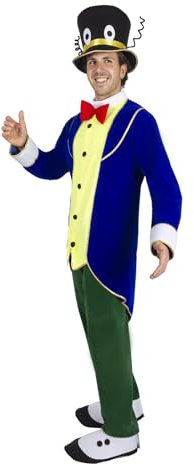 Pegasus Costume Grillo di Pinocchio Adulto Vestito Carnevale (XL)