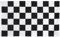 CPSYTE 1 Stück Große Karierte Rennsport-Flaggen Zielflagge 90 * 150cm/3 * 5ft Mit 2 Messing Ösen Schwarz-weißes Karo Fahne Schiedsrichter-Flagge Motorsport Rennen Party Parade Feiern Sport Indoor