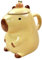 kowaku Tazza a Forma di Capibara in Ceramica a Forma di Cartone Animato Tazza Dringking Creativa con Manico e Coperchio Tazze per Il Latte Carine Tazza da