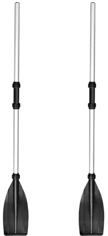 2 remos para kayak, remo doble para kayak, remo de aleación de aluminio, longitud ajustable, remo de canoa, kayak, remo para kayak, canoa, barco inflable