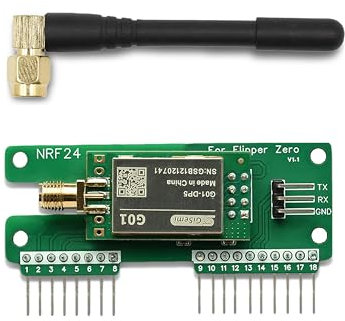 Flipper Zero Wireless Sniffer and Mouse Jacker con NRF24 GPIO, accesorios Flipper Zero, placa de desarrollo Flipper Zero