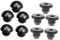 CLISPEED 10pcs Oil Plug Hydraulic Jack Seal Kit Toy Hydraulic Top Pressure Rod Hydraulic Floor Jack Flat- Horizontal Jack Plugs Jack Rod Pans Floor Jack Repair Ware Rubber