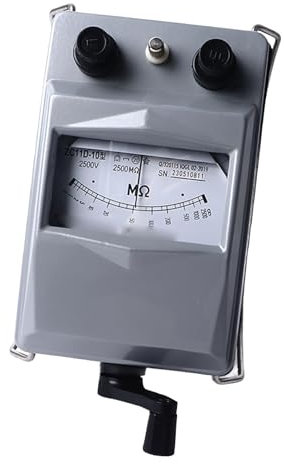 Elektronisches Isolationswiderstands-Megohmmeter, Megohmmeter-Isolationsprüfgerät, Isolationstester, Megohm-Messgerät, Megohmmeter mit Aluminiumgehäuse, 2500 V