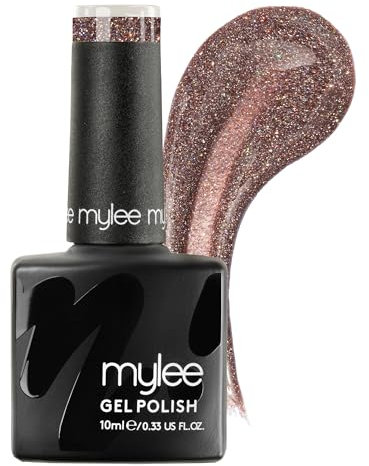 Mylee Reflective Gel Nail Polish 10ml [Bugsy] UV/LED Soak-Off Nail Art Manicure Pedicure for Professional, Salon & Home Use [Spotlight Range] - Long Lasting & Easy to Apply