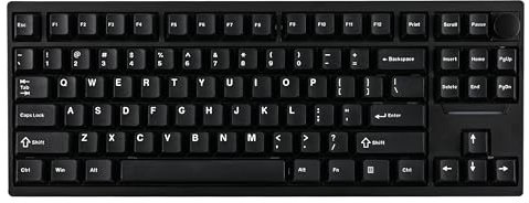 EPOMAKER P87 TKL Aluminum Wireless Mechanical Keyboard, QMK/VIA Programmable Gaming Keyboard, CNC Metal Knob, 87% US Layout, RGB Backlight (Black, Wisteria Linear)