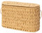 GRANNY SAYS Toilet Paper Behälter mit Deckel, Toilettenpapier Aufbewahrungskorb Geflochten mit Deckel, Klopapier Aufbewahrung Box, Toilet Rolls Storage Basket, Zeitschriften & Zeitungshalter - Gelb