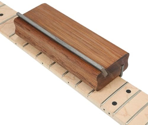 Lima per coronatura di tasti per chitarra, Lima per coronatura di tasti per chitarra, Medicazione per tasti per chitarra basso da 45 gradi e 90 gradi, Strumenti di liuteria per arrotondare la chitarra