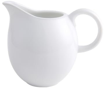 Salsiera bianca in porcellana con manico, per salsa di salsa (150 ml)