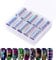 Fuhjythy 1Box/10 Roll Nail Art Stickers Nail Art Transfer Stickers Mixed 3D Nail Sticker