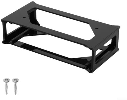 Zilimontt Untertisch-Halterung, kompatibel mit Dell D3100 Dockingstation, platzsparendes Desktop-Management-System, schwarze Stützhalterung