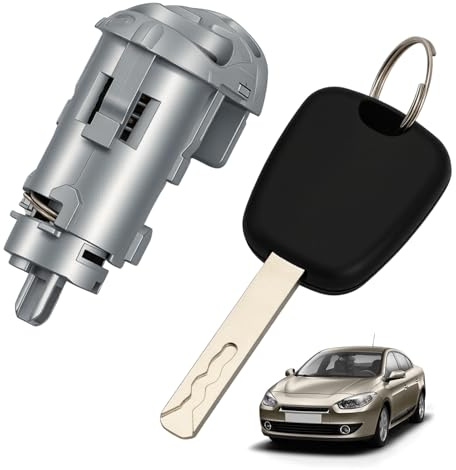 LDLRevX Barillet Porte Avant Gauche 7701209836 Pour Clio III Master Kangoo | Master Trafic Modus Vivaro B Talento; Matériau anti-usure et anticorrosion; Remplacement direct; Livré avec clé mécanique