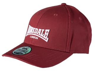 Lonsdale Classic Cap (DE/NL/SE/PL, Alphanumerisch, Einheitsgröße, Burgundy)