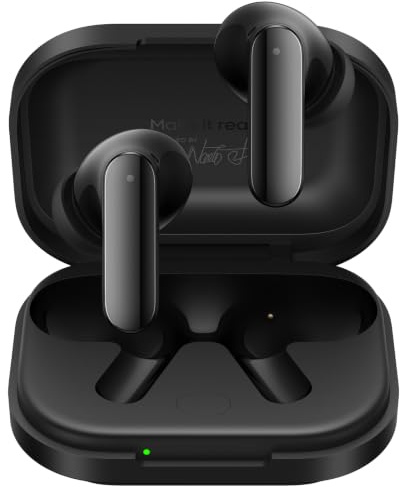 realme Buds Air 8 Pro Cuffie Bluetooth 6.1, ANC 55dB, Driver 11+6mm Dual DAC, 50h Autonomia, Hi-Res LHDC 5.0, IP55, Assistente AI, Alluminio Nero
