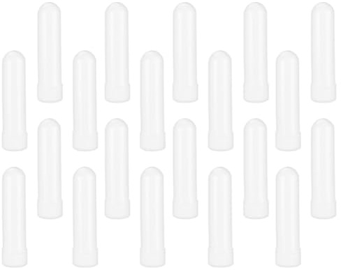 Nasenschlauch aus Kunststoff 20 Stück Leichte Aromatherapie Tube | Praktische Nasenöffnung, Tragbar für Unterwegs, für Erwachsene, als Atemhilfe Nase