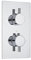 Milano Mirage 2 Outlet Twin Diverter Thermostatic Concealed Mixer Shower Valve - Chrome