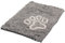 Bunty Indoor Dog Doormat - Low-Profile, Washable, Soft Non Slip Dog Mat for Muddy Paws, Spills, Rain - Cosy Crate Mat, Water/Food Bowl Spill Protector - Small, 57x42cm, Grey