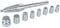 Silverline 357860 Kupplungswerkzeug, 9 Stück