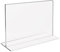 HMF 46925 Acryl Tischaufsteller gerade | DIN A4 Querformat | Glasklar
