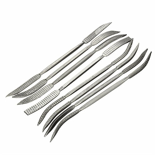 EsportsMJJ 8Pcs 190Mm Manualidades Divisor Doble Escofina De Madera Grueso Terminado Archivo