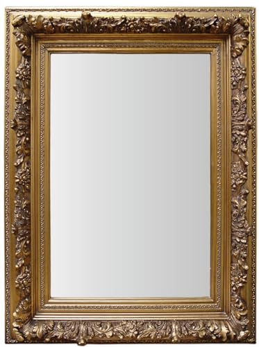 Casa Padrino Barock Wandspiegel Gold H 180 x B 60 cm - Edel & Prunkvoll - Vintagelook - Antik Stil Spiegel Prunkspiegel