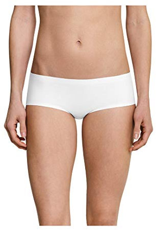 Schiesser Damen Panty Invisible Cotton 3er Pack, Größe:40, Farbe:Weiß (100)