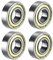 699ZZ Kugellager Double Shield 699-2Z 1080099, 9 mm x 20 mm x 6 mm, Carbonstahl Kugellager