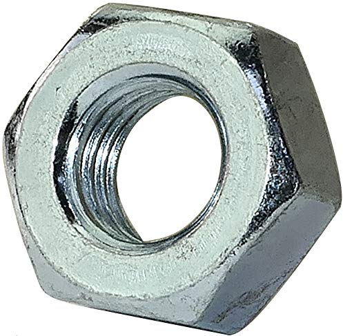 AERZETIX - C45715 - Packung mit 50 Sechskantmuttern/6 Punkt - Metallteile/Ersatz/Anziehen/Montage - Verzinkter Stahl 8.8 - M10 metrisches Innengewinde - DIY - DIN 934 - Farbe Silber