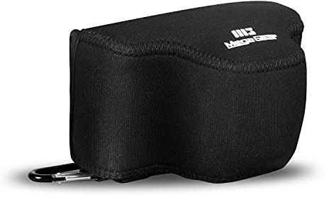 MegaGear MG1983 Ultra Light Neoprene Camera Case compatible with Fujifilm X Series X-E4 - Black
