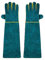 Petyoung Gants de protection anti-morsure pour animal de 58,4 cm pour chat, chien, oiseau, serpent, perroquet, lézard, chien, anti-griffure, pour le jardinage, les animaux sauvages - Vert