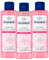 3x Acqua alle Rose Acqua Micellare Struccante Lenitiva Viso Occhi e Labbra Senza Alcool e Parabeni per Pelli Sensibili - 3 Flaconi da 200ml ognuno