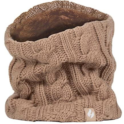 HEAT HOLDERS - Women's Thermal Winter Neck Warmer - 3.5 tog - One size (Beige)