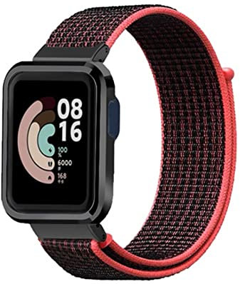 HYKEJJ Nylon Armband für Xiaomi Mi Watch Lite/Redmi Watch, Xiaomi Mi Watch Lite/Redmi Watch Nylon Armbänder Uhrenarmband Sport Ersatzband Kompatibel mit Xiaomi Mi Watch Lite/Redmi Watch (9)