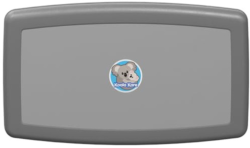 Koala Kare Surface-Mounted Horizontal Baby Changing Station, Model KB300-01 (Grey)