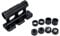 Nlmayt Bike Fork Mount Quick Release MTB Thru Axle Carriers Aluminum Alloy Bicycle Fork Bracket Frame for Car Roof Transport Storage - 100×5/100×12/100×15/110×15mm Thru Axle Fitments